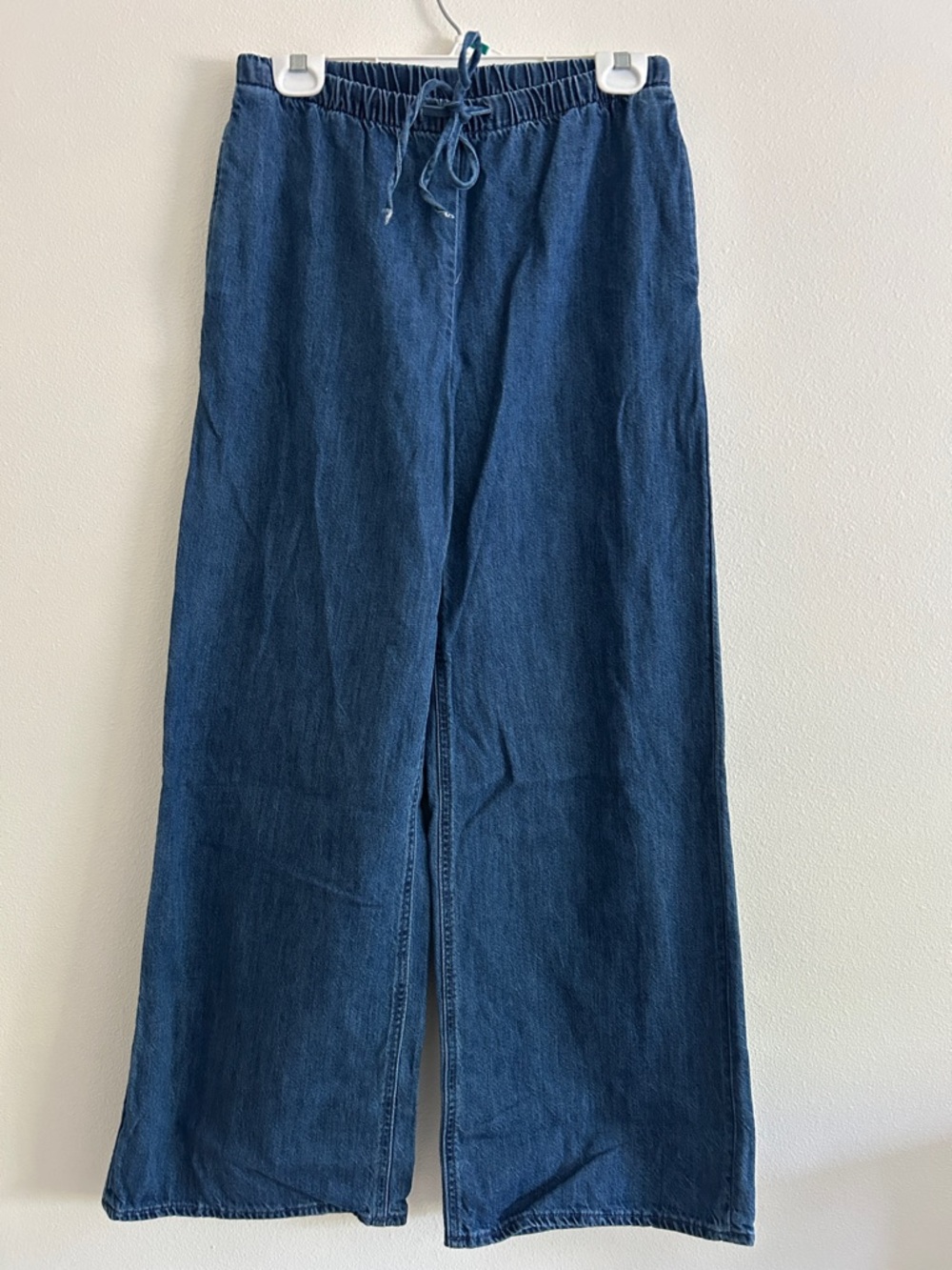 H&M Denim Drawstring Waist Pants Small